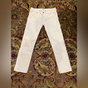 J Crew White Denim Jeans